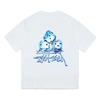 Grenzüberschreitende europäische und amerikanische Trendmarken, eine Vielzahl bedruckter Herren- und Damen-Kurzarm-T-Shirts, 220 Gramm lockere Streetwear-T-Shirts