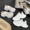 European thick-soled dad shoes for women's 2025 spring and summer mesh breathable and versatile ins trendy small casual sports shoes