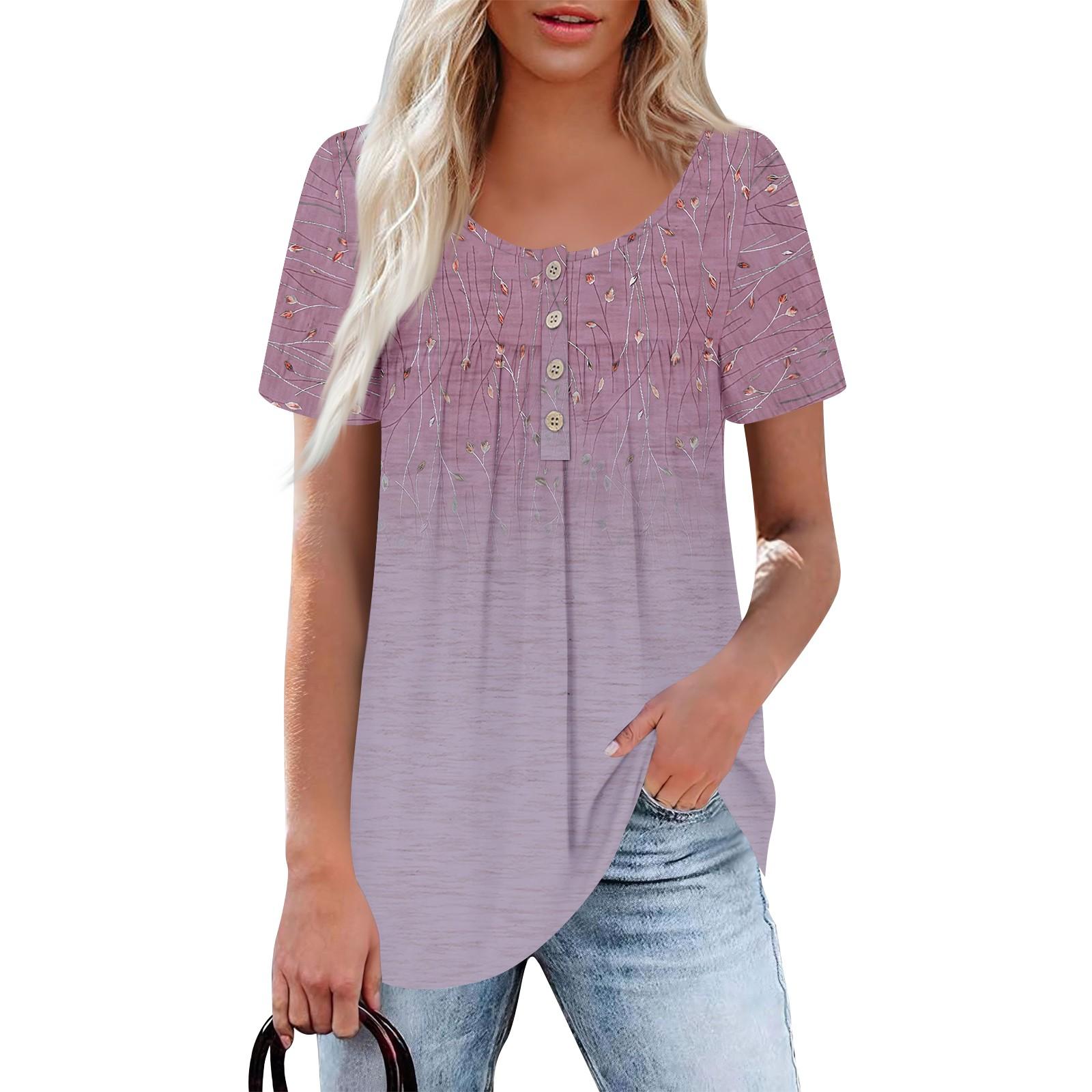 

Женский повседневный топ с круглым вырезом, коротким рукавом, воротником на пуговицах, оборкой на груди, однотонный топ XXXL