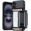 Applicable To IPhone 16 Card Phone Case 15Plus Set Beer Slide Cover Card Bag Multifunctional Apple 14/13 Hard Set