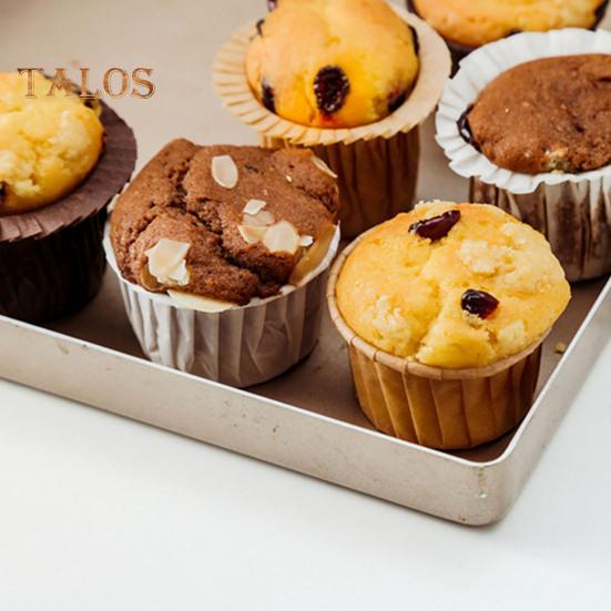 50Pcs Baking Cups Anti-stick Multi Use Paper Utility Non-stick Cake Muffin Paper Cups for Bakery