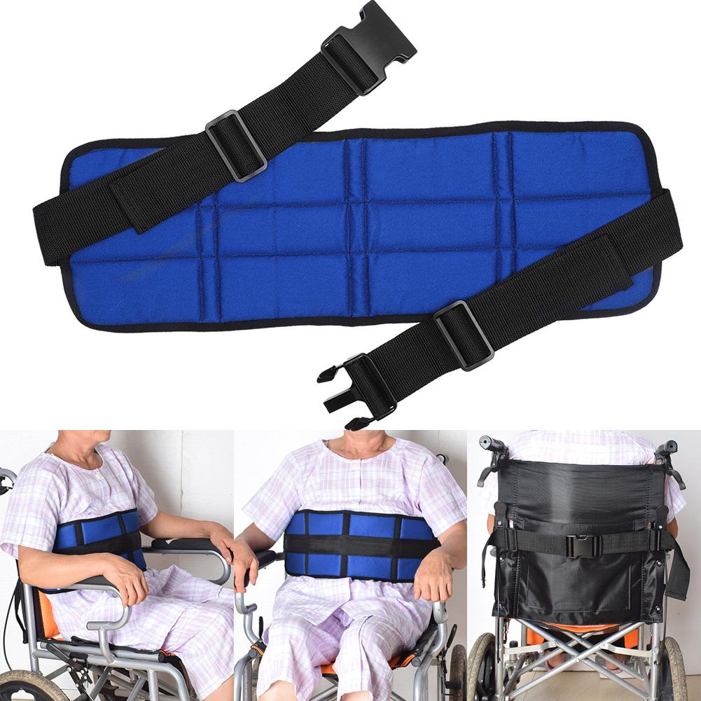 Breathable Adjustable Wheelchair Seat Belt Cushion Safety Harness Straps for Elderly Patients