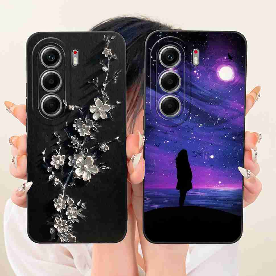 Casing For Tecno Camon 40 Pro 5G CM7 Fashion Flower Soft Silicone Cover For Tecno Camon40 Pro 40Pro Phone Cases Capa