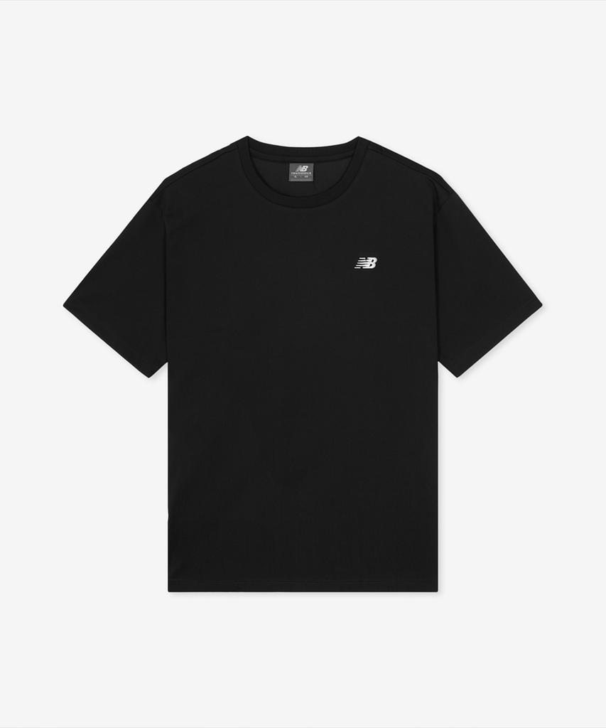 Nyuballanseu Nbnegco201 / Uni Essential Small Logo Short Sleeve T-Shirt (Black)