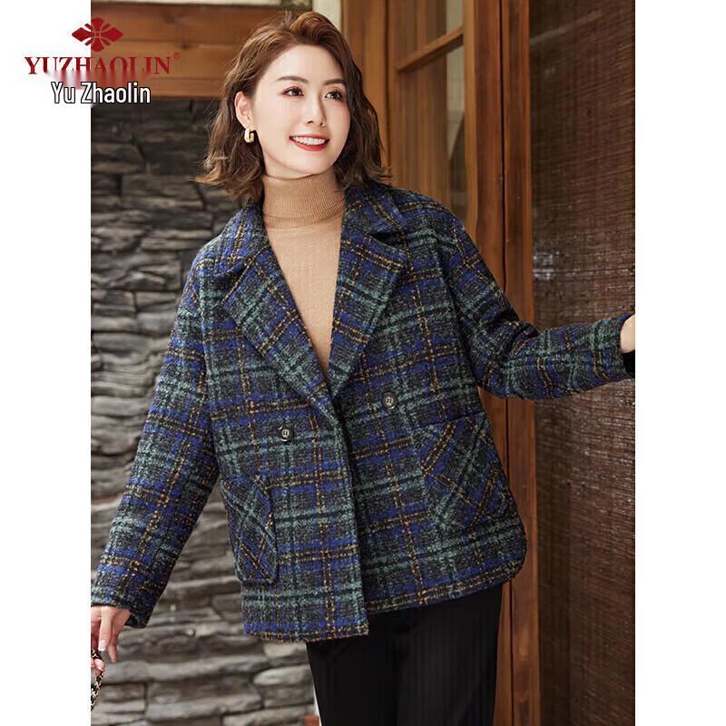 Yuzhaolin Women s Autumn/Spring Wool Blend Coat M