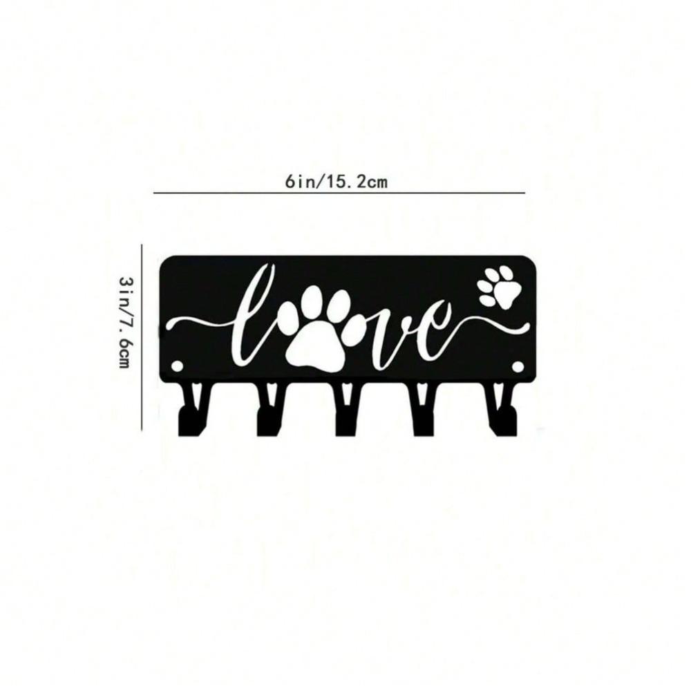 Wall Hooks for Home Decor Lovely Dog Shaped Metal Hook Set Kitchen Bedroom Entryway Storage