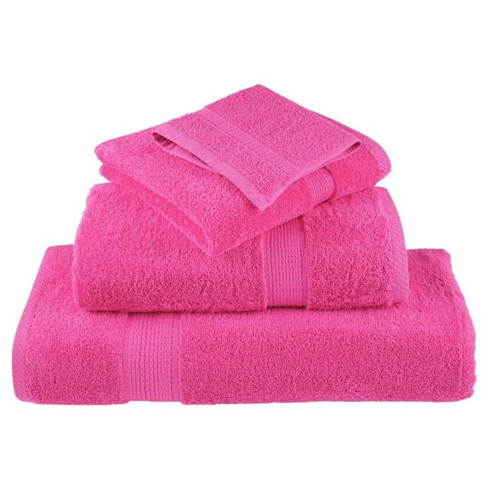 VidaXL Essuie-mains de Qualité Supérieure 2 pcs, Serviettes de Bain, Serviettes à Main, Débarbouillettes de Salle de Bain, 137521