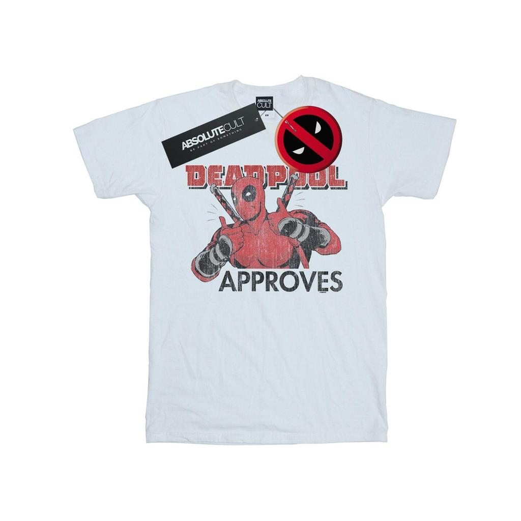 Marvel Mens Deadpool Approves T-Shirt
