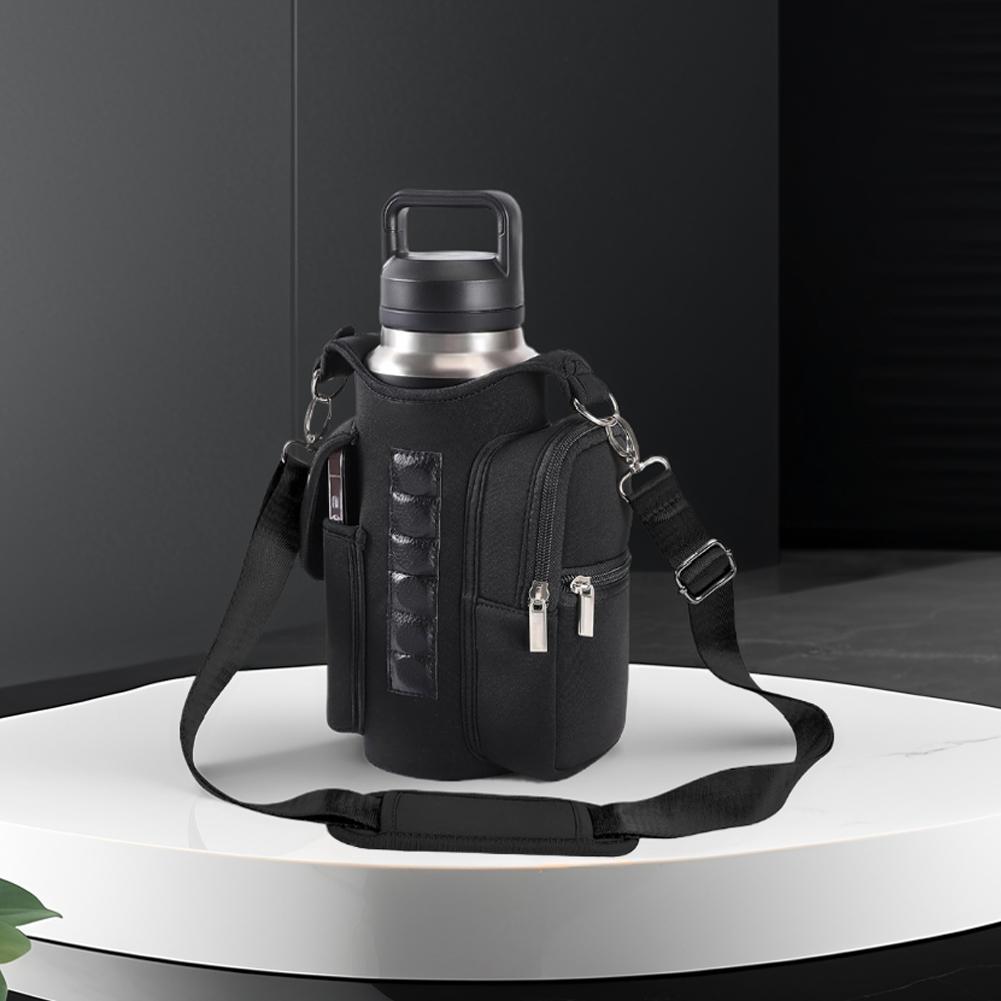 Magnetic Crossbody Water Bottle Pouch Phone Holder Water Bottle Carrier Bag for Men Women Fitness Travel Sports