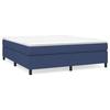 Maison Exclusive - Sommier à lattes de lit avec matelas Bleu 180x200 cm Tissu
