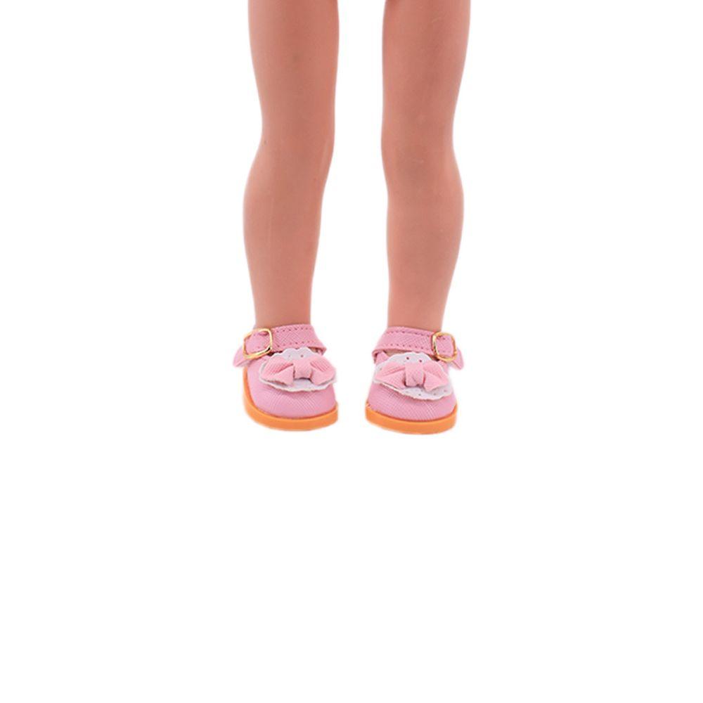 Cotton Doll 14 Inches Handmade Boots Doll Leather Shoes Mini Bow Shoes Doll Shoes Doll Casual Shoes