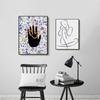 Woman Abstract Decorative Painting Canvas Poster Abstract Wall Art Painting Print Minimalist Nordic Decoration Picture Home Deco
