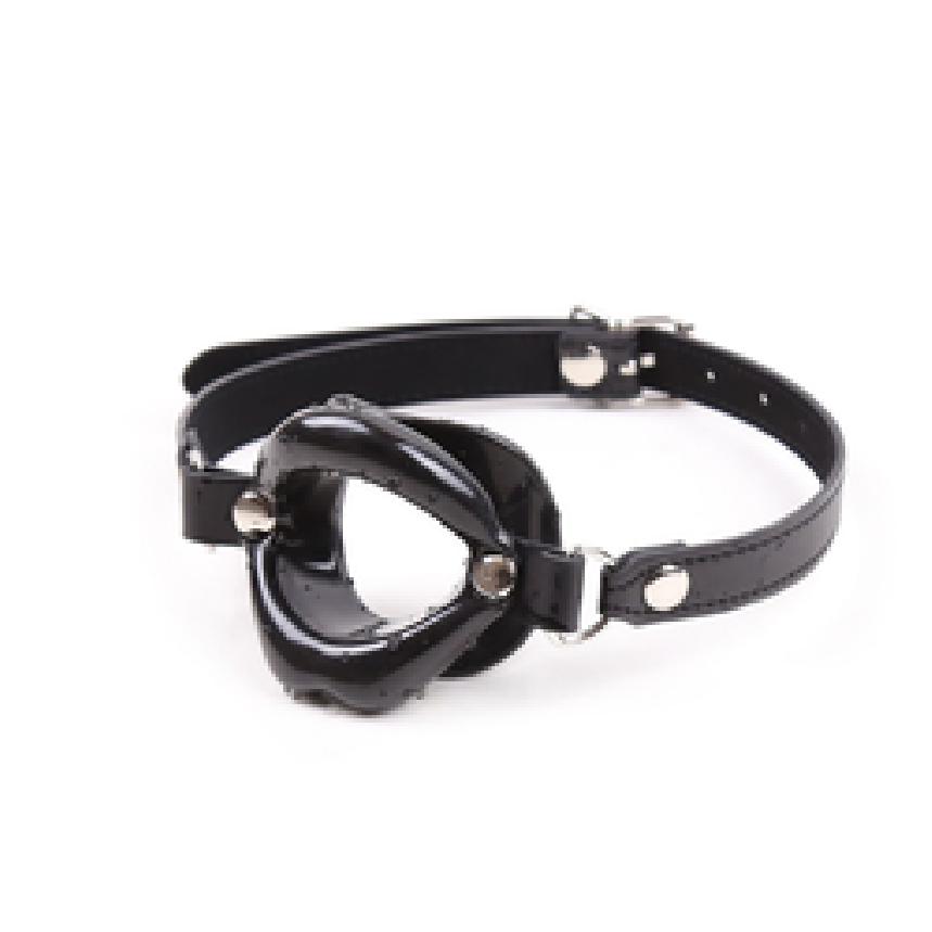 New Soft Lips Shape Mouth Gag Bdsm Open Breathable Leather Play Ball Flirting Mouth Toy Open Mouth Gag Cosplay Bondage Sex