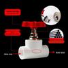Qijufan PPR Hot Melt Cold & Hot Water Stop Valve