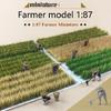 Enhances Miniature World 1/87 Scale DIY Resins Farm Scene Figures, Realistic Detailing for Collectors