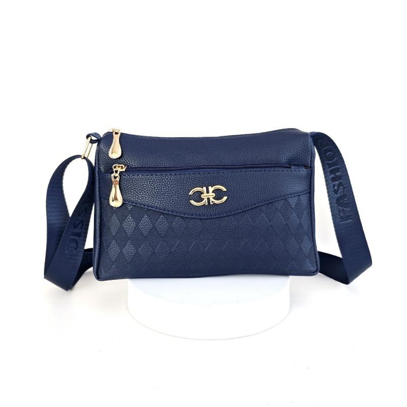 New Chinese mother messenger bag large capacity women's shoulder bag light and practical shopping bag