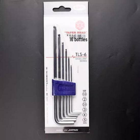 Japonská extra dlouhá sada šestihranných klíčů s kulovou hlavou (TLS-6/7/8/9)