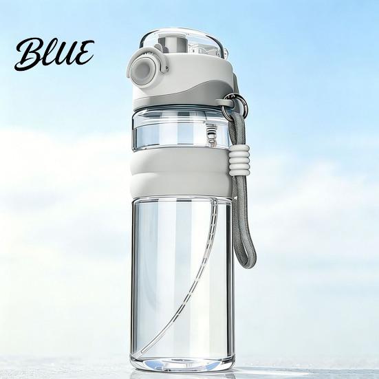 Leak Proof Sports Water Bottle Spray Bottle 750ml Dual-Use Mist And Drink Cup with Safety Outdoor Fitness Drinking Lock Leak-Proof Plastic
