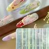 Molde de Silicone 3D para Unhas Osso de Dragão Flor Laço Corrente de Estrelas Modelos para Unhas Ferramentas de Design de Manicure para Decoração de Nail Art DIY