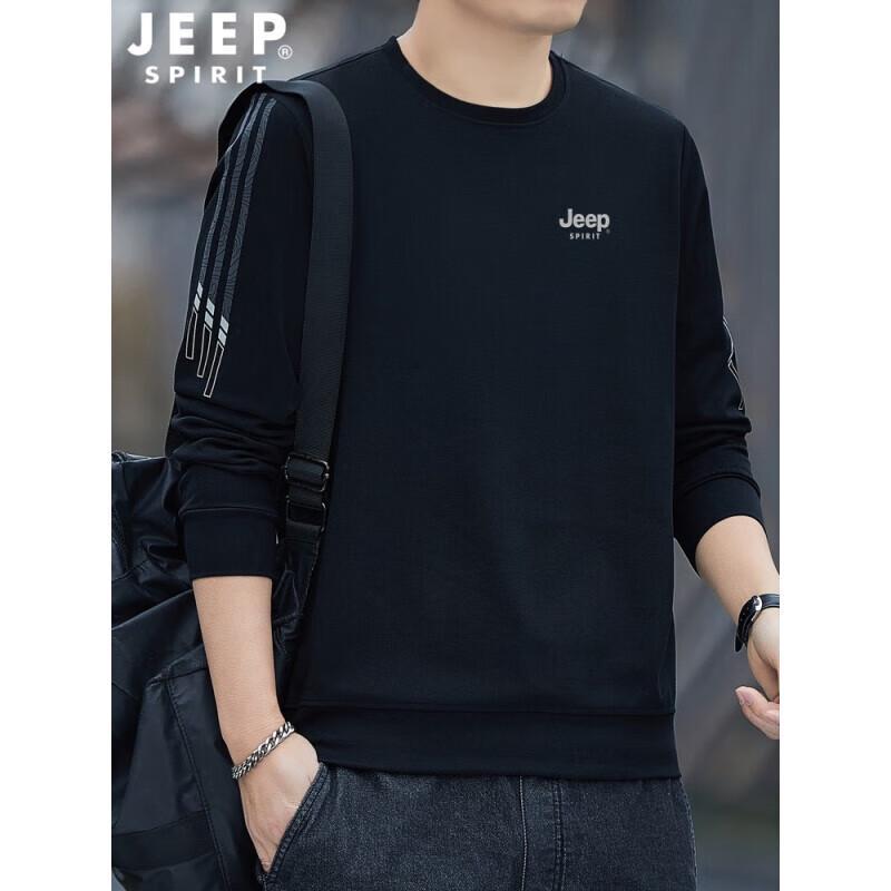JEEP SPIRIT Men s Outdoor Casual Long-Sleeve T-Shirt 7XL
