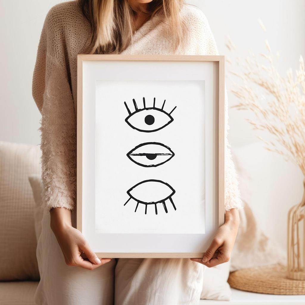 Poster Illustration Eye Eyes