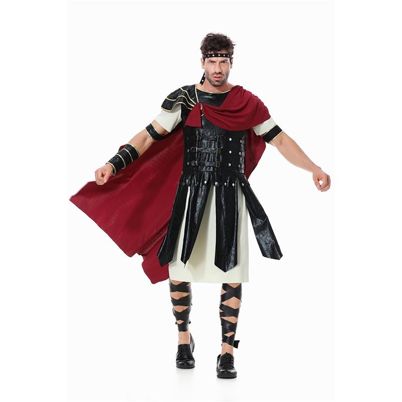 Halloween Costume Party Family Outfit Adult Male Knight Soldier Cosplay Dress Up, Roman Warrior" Characters)