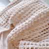 New Large Capacity Shoulder Composite Bag Weave Beach Vacation Handbags Women Knitted Hollow Out Tote Bags