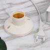 Eu Led Stand Lamp Holder E27 Bulb Plug Dome Socket With Cable Base For Table Light Night Stands Lampholder Accessories