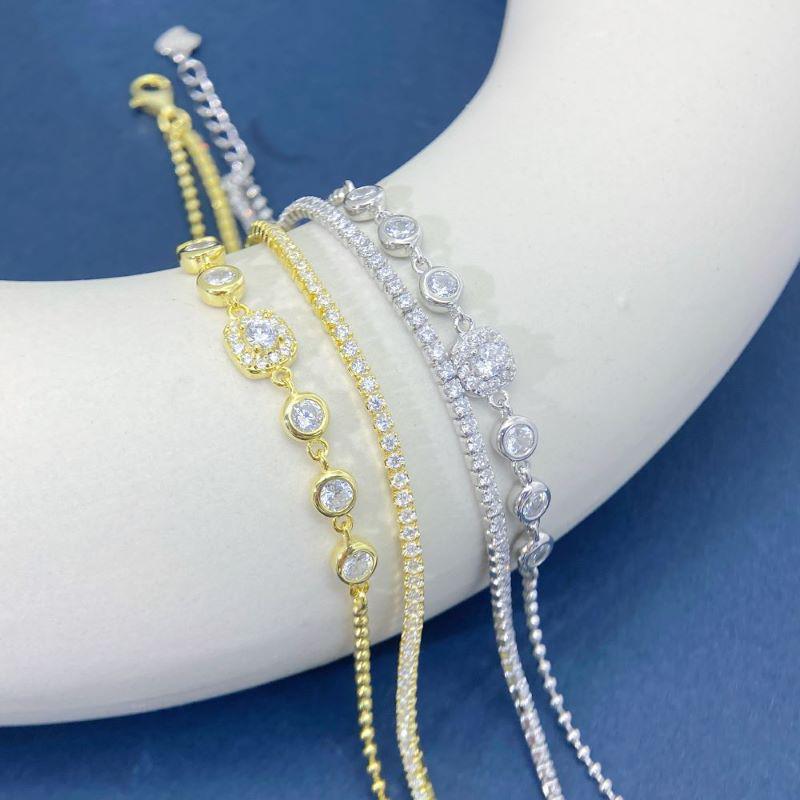 S925 Sterlingsilber Rundes Diamant-Blasenarmband - Nischendesign, Schlichter & Luxuriöser Verstellbarer Damenschmuck