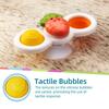 Hand Kids Cat Bath Toy with Suction Cup Spinner, Toy, Toy, (Carrot, Bee, Sun)
