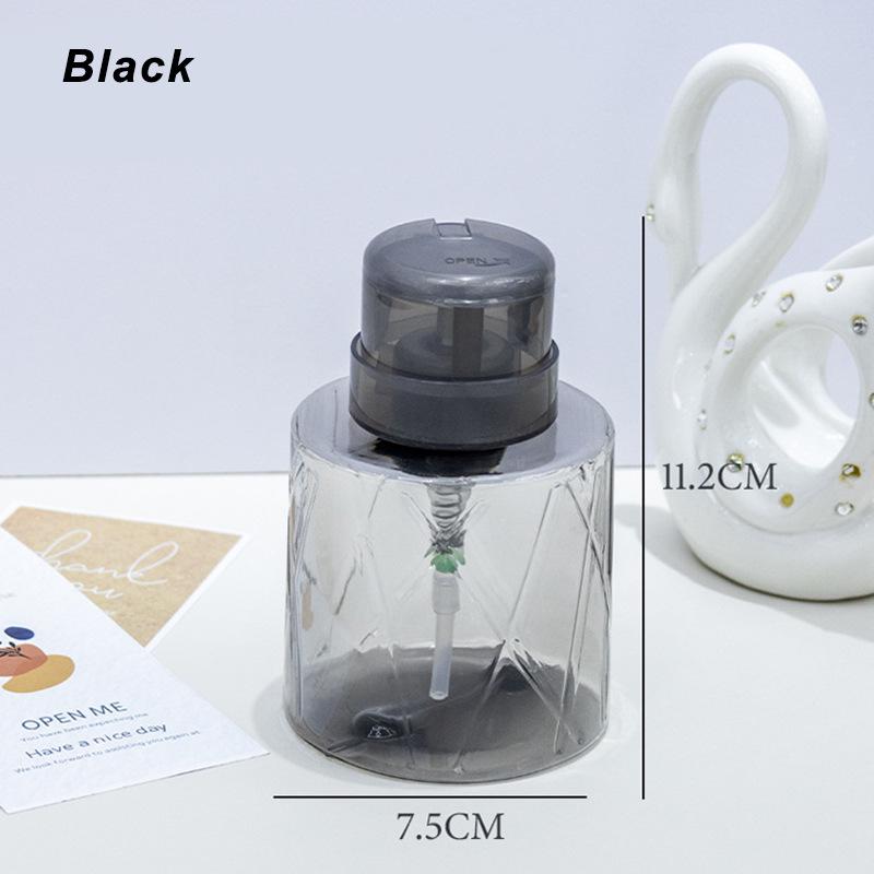 

Large Capacity Lockable Japanese-Style Nail Polish Press Bottle for Remover and Cleaner