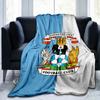 Coven-try Football Club Crest Printed Throws Blanket Soft Flannel Blankets for Couch Bed Gifts for Men Women Picnic blanket Christmas gifts