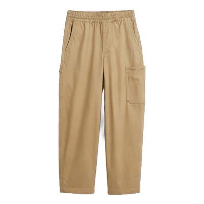 Boys' Classic Twill Cargo Tapered Casual Pants