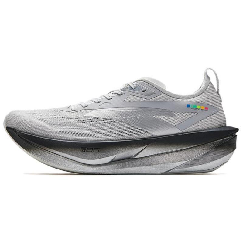 Anta Men Second Zone 85 Cushioning Running Shoes Mud Gray/Sand Gray 112625556-5 41