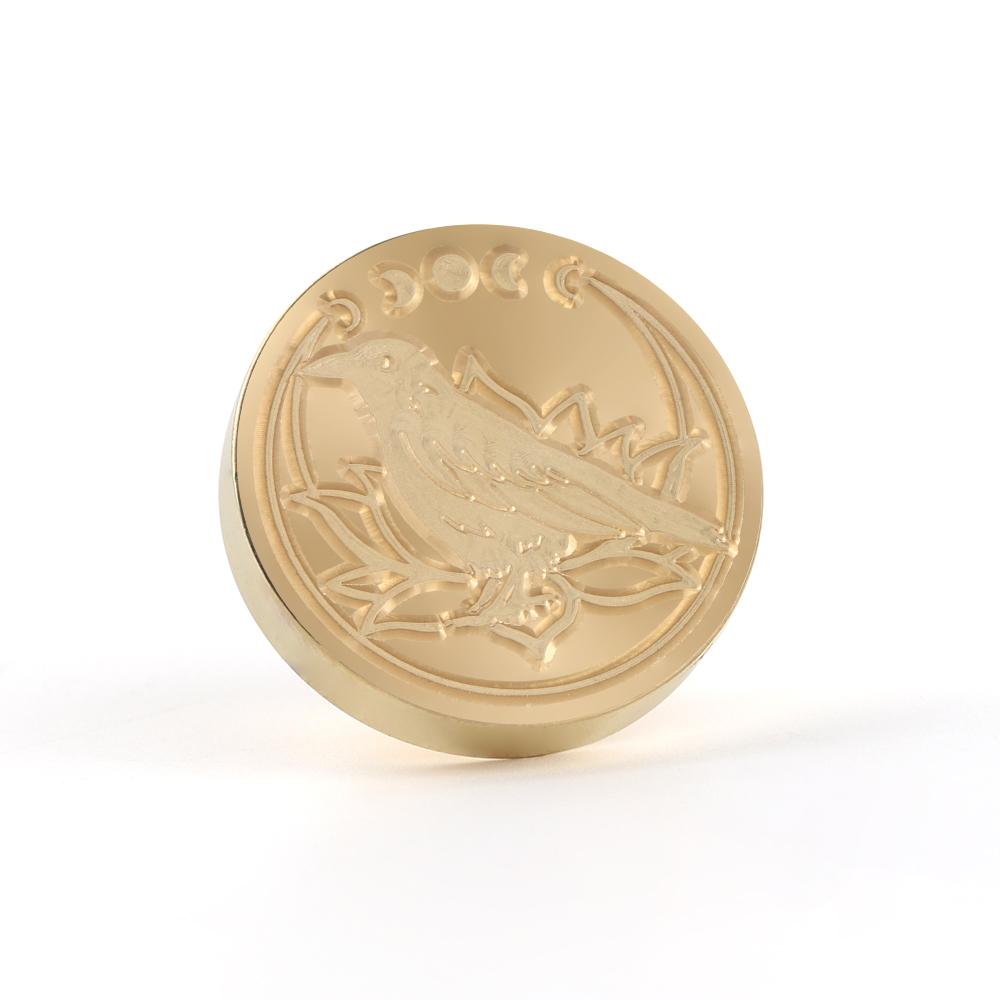 Birds Series Wax Seal Stamp Pigeon, Eagle, Owl, Crow Vintage Wax Seal Stamp Brass Heads for Wedding Envelope, Invitation Decorat