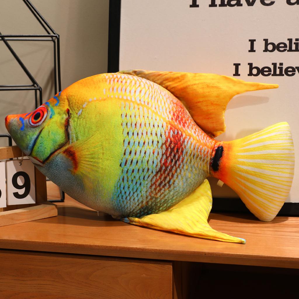 30Cm Simulated Sea Fish Pillow Hanging Fish Cute Stuffed Fish Gifts For Ocean Fish Enthusiasts Halloween Christmas Toys Home Dec