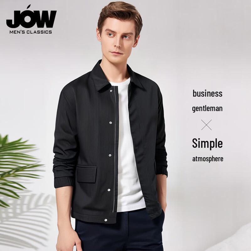 JOW Men's Wrinkle-Resistant Lapel Jacket