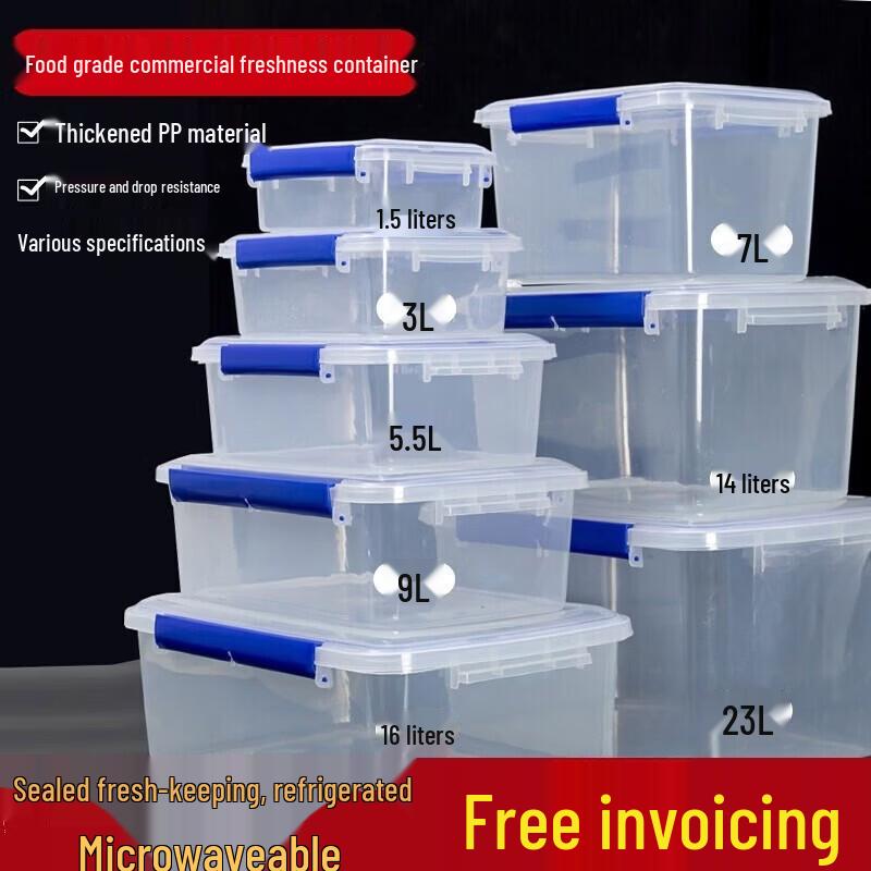 Mittelgroßer Glas-Lebensmittelbehälter für Kühlschrank und Mikrowelle