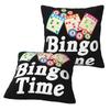 Funny Bingo Game 2 Pcs Square Pillowcase Pillow Cover Cushion Zip Decorative Comfort Throw Pillow For Home Bedroom
