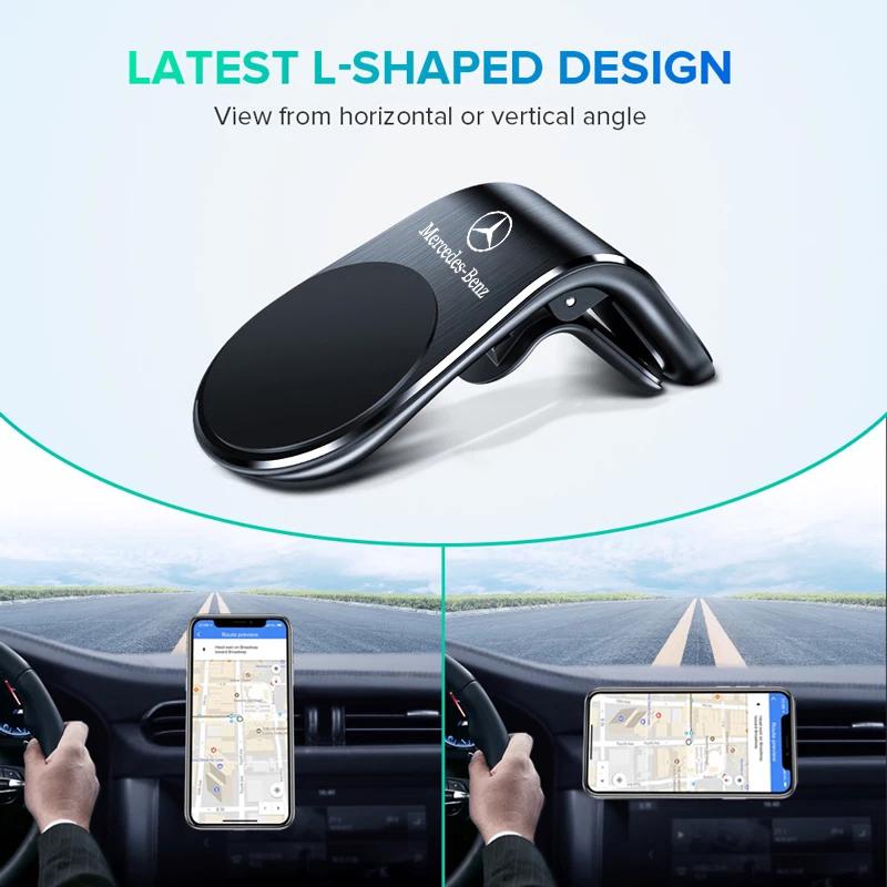 Benz amg Magnetic Car Phone Holder GPS Navigation Stand For Mercedes Benz AMG GLE GLS CLA CLE GLC CLS GLA W223 W213 W206 W464 W247 W167 DN1