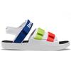 Reebok Unisex Classic Style Sandal White Blue Green Orange EF8032