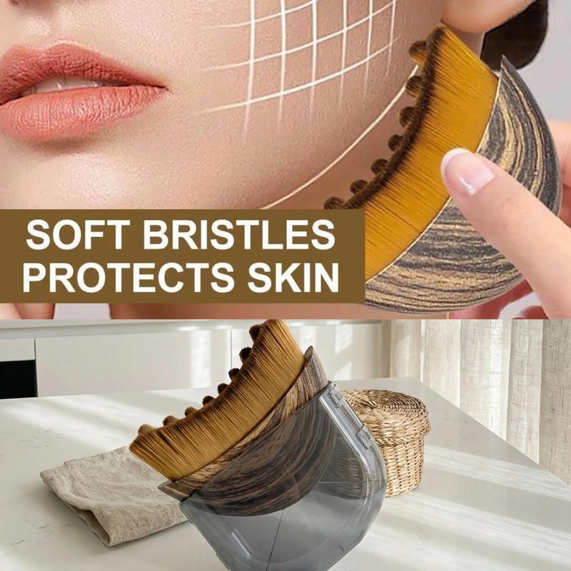 1PCS/2PCS New Lymphatic Contour Face Brush for Lymphatic Drainage,Ergonomic Lymphatic Massager, Portable Face Lifting Tool