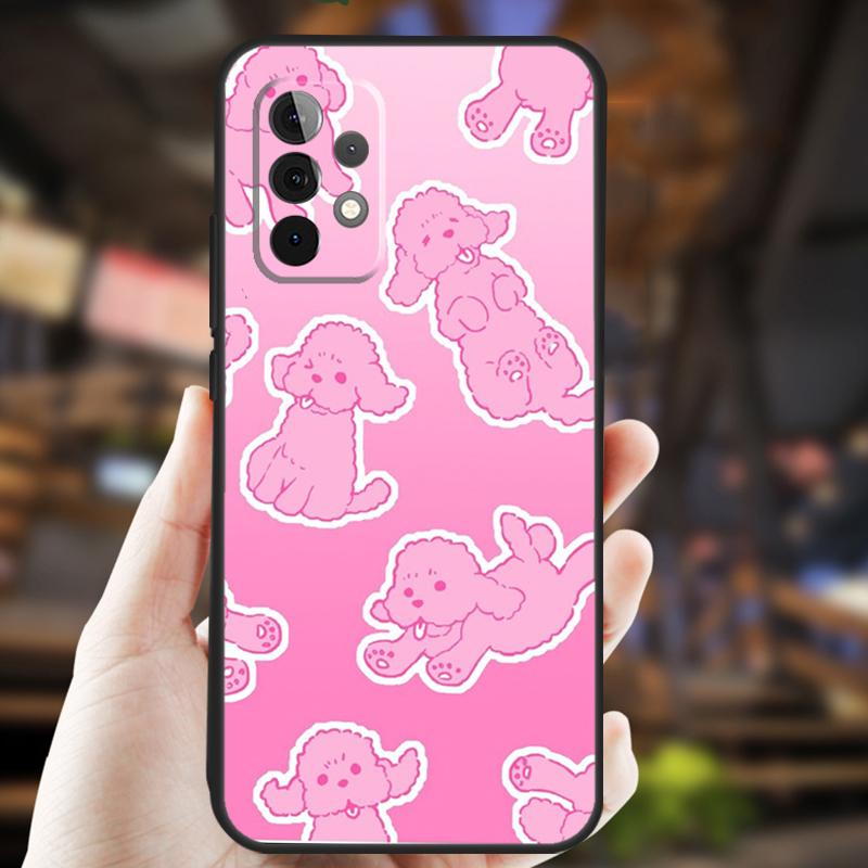 Poodle Dog For Samsung Galaxy A53 A33 A13 A52 A32 A12 A50 A31 A51 A71 A52S A54 A34 A24 A14 Phone Case