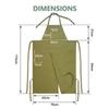 Extra-long Cooking Aprons Waterproof Working Clothes New Kitchen Apron  Men Women Use