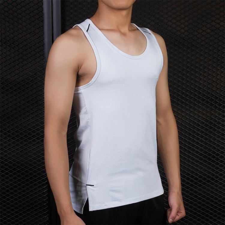 Nike Logo Basketball Breathable Training Sleeveless Vest Men Tops White 848534-043