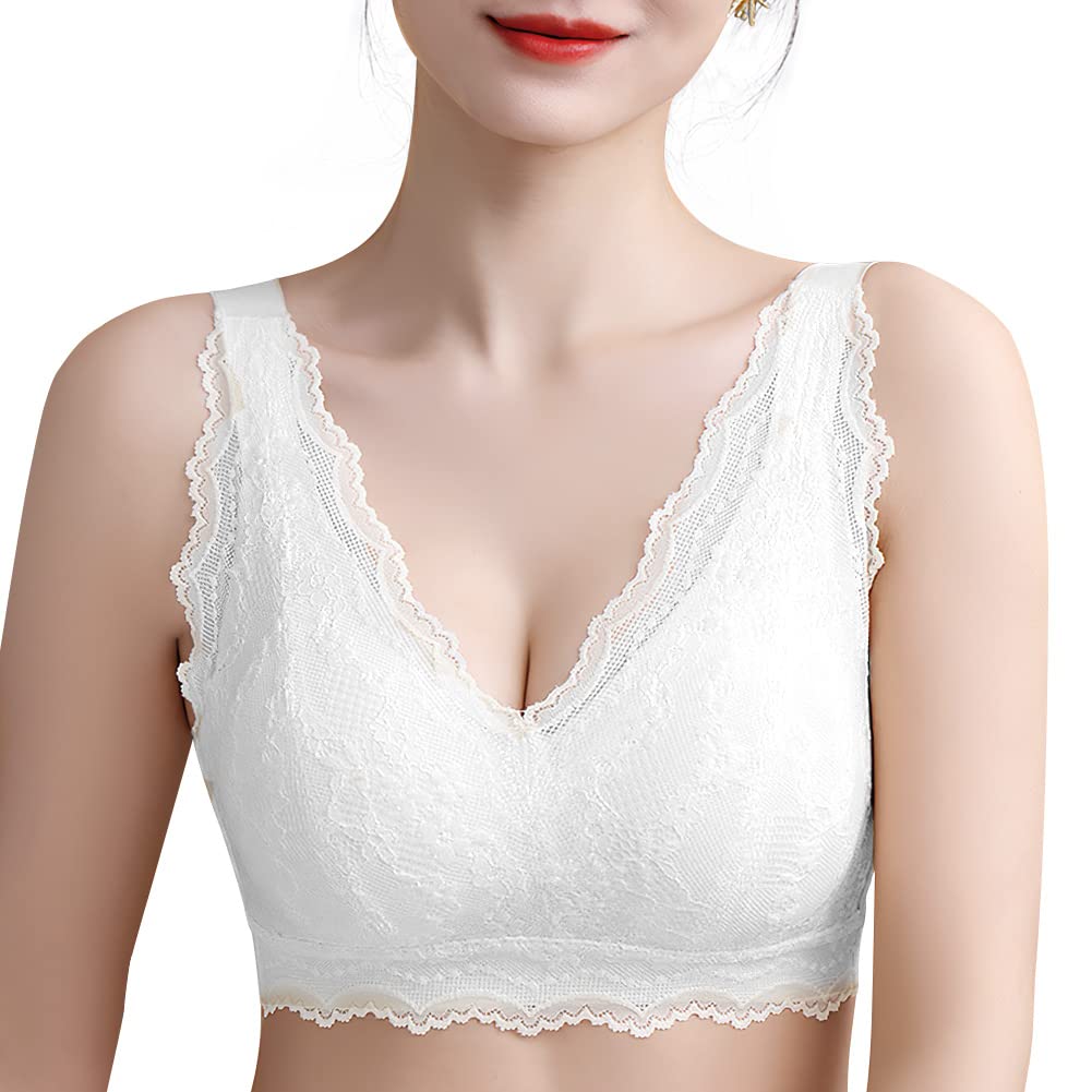 

Ночной Ночной Бюстгальтер Лучше Носить, Чтобы Ваши Груди Не Ощущали Высокой Стороны Ночной Бюст Красивый Без Поддержки Груди Во Время Сна [Allanve] Бюстгальтер, белый