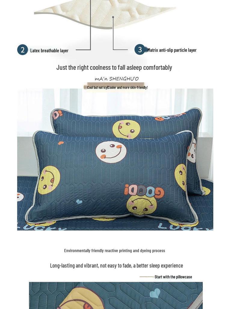 Set of 2 Extra Large 48x74 Knitted Silk Pillowcases - Anti-Drool & Sweat-Proof for Adults