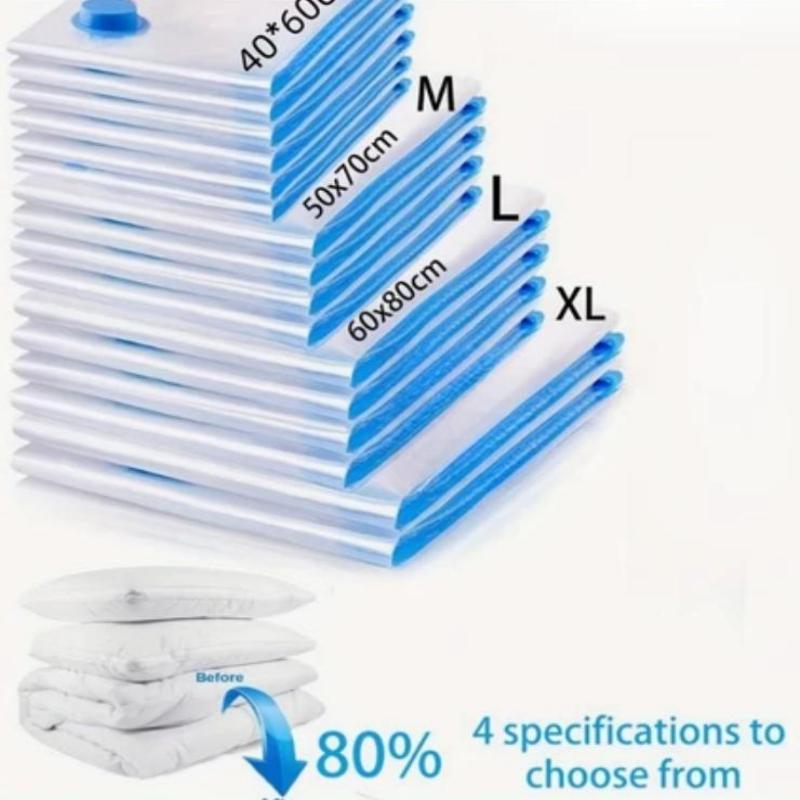 Vacuum Storage Bags Travel Reusable Organizers Vacuum Sealer Bags For Clothing Compressed With Pump