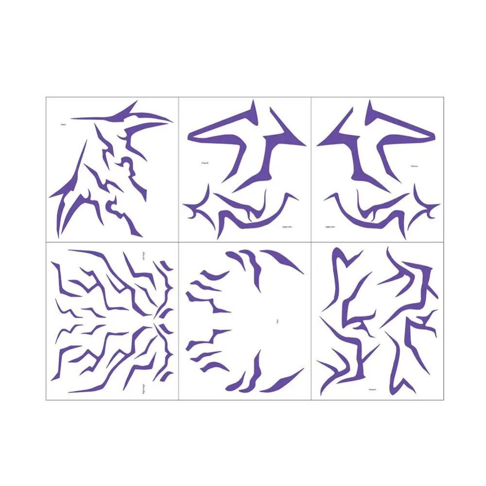 K-Pop Idol Tattoo Set: Ganzkörper-Temporär-Tattoos für männliche und weibliche Gruppen, Laser-Party-Aufkleber