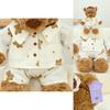 Entzückendes Löwenbär Plüschtier mit weichem Pyjama zum Kuscheln und für Komfortgeschenke